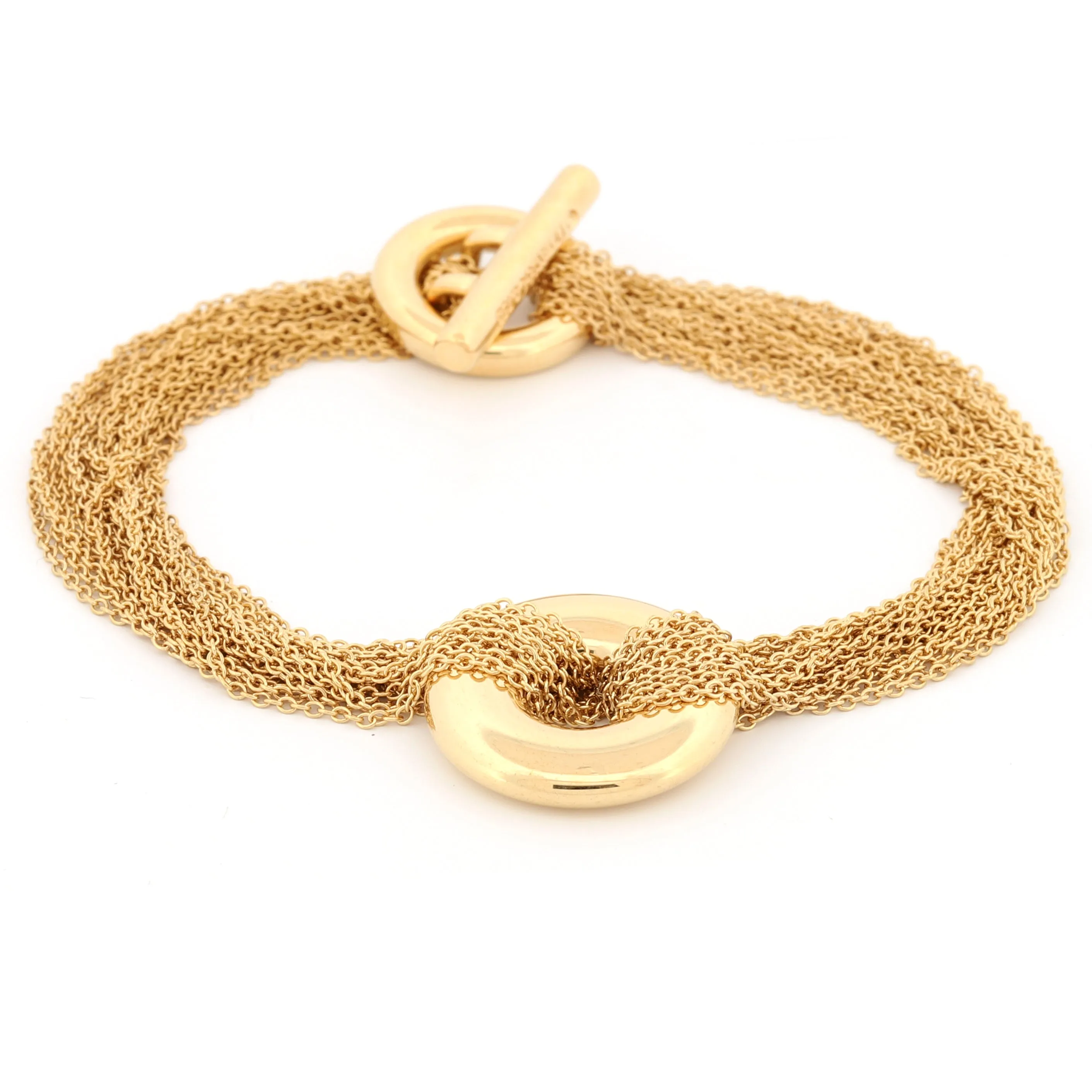 Tiffany & Co. Multi-Strand Toggle Bracelet in 18k Yellow Gold