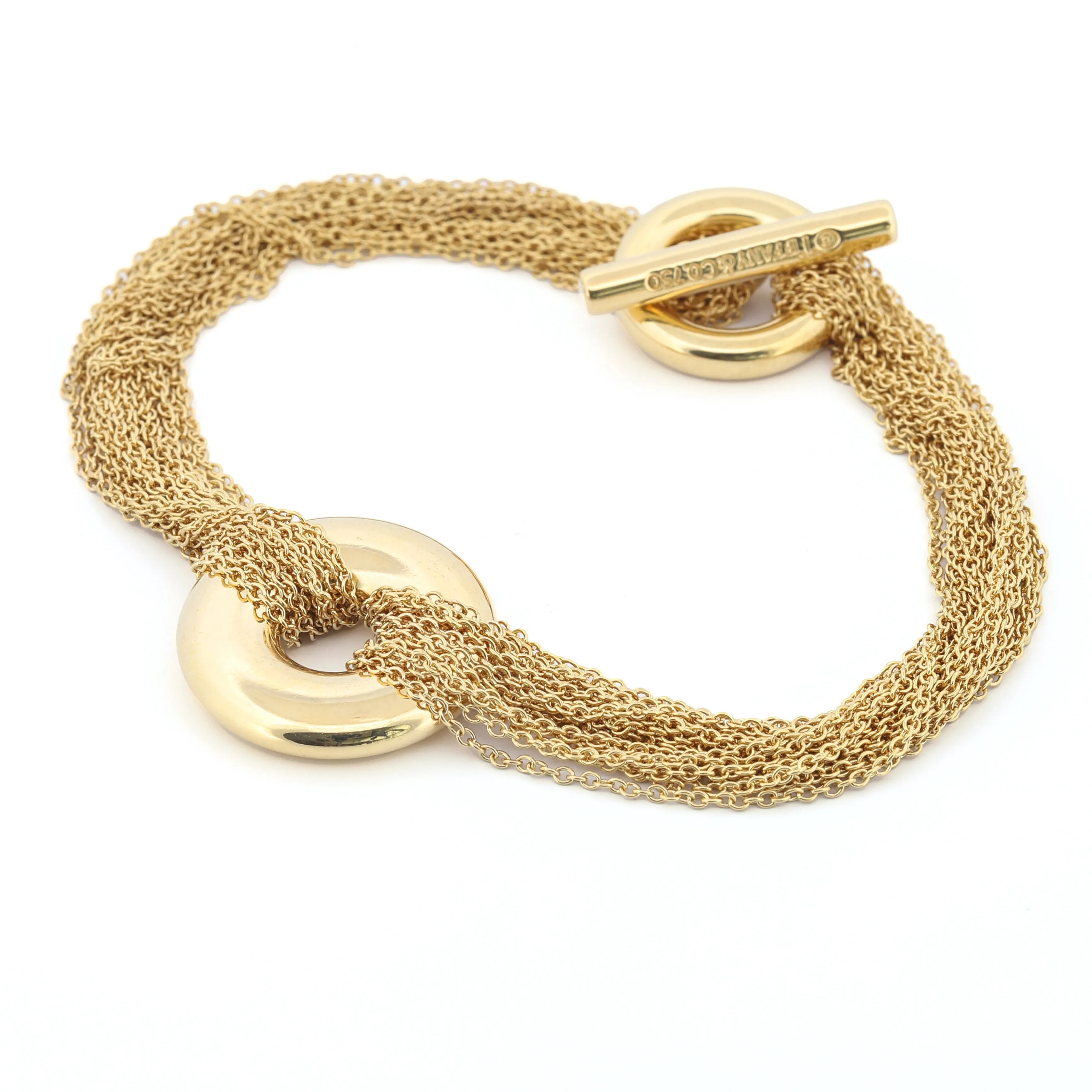 Tiffany & Co. Multi-Strand Toggle Bracelet in 18k Yellow Gold