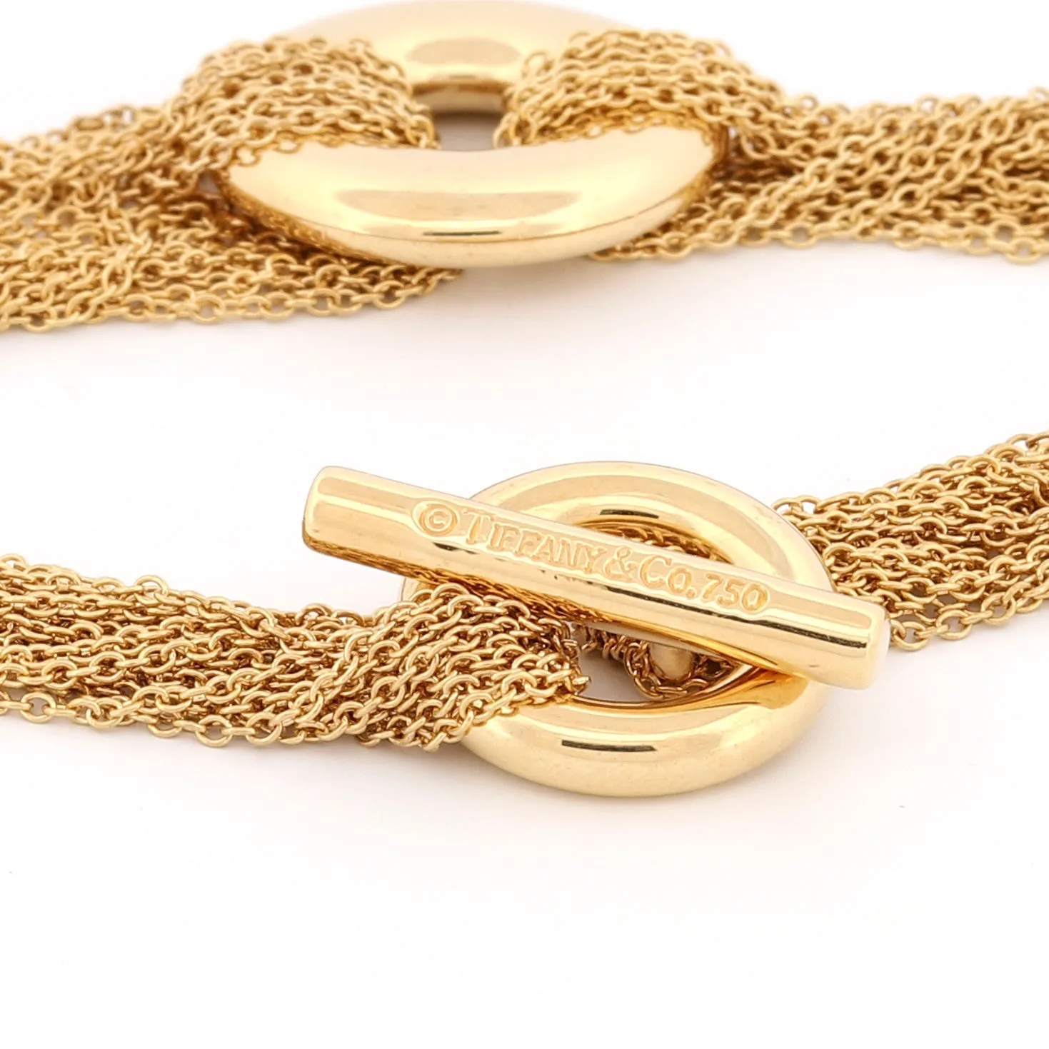 Tiffany & Co. Multi-Strand Toggle Bracelet in 18k Yellow Gold