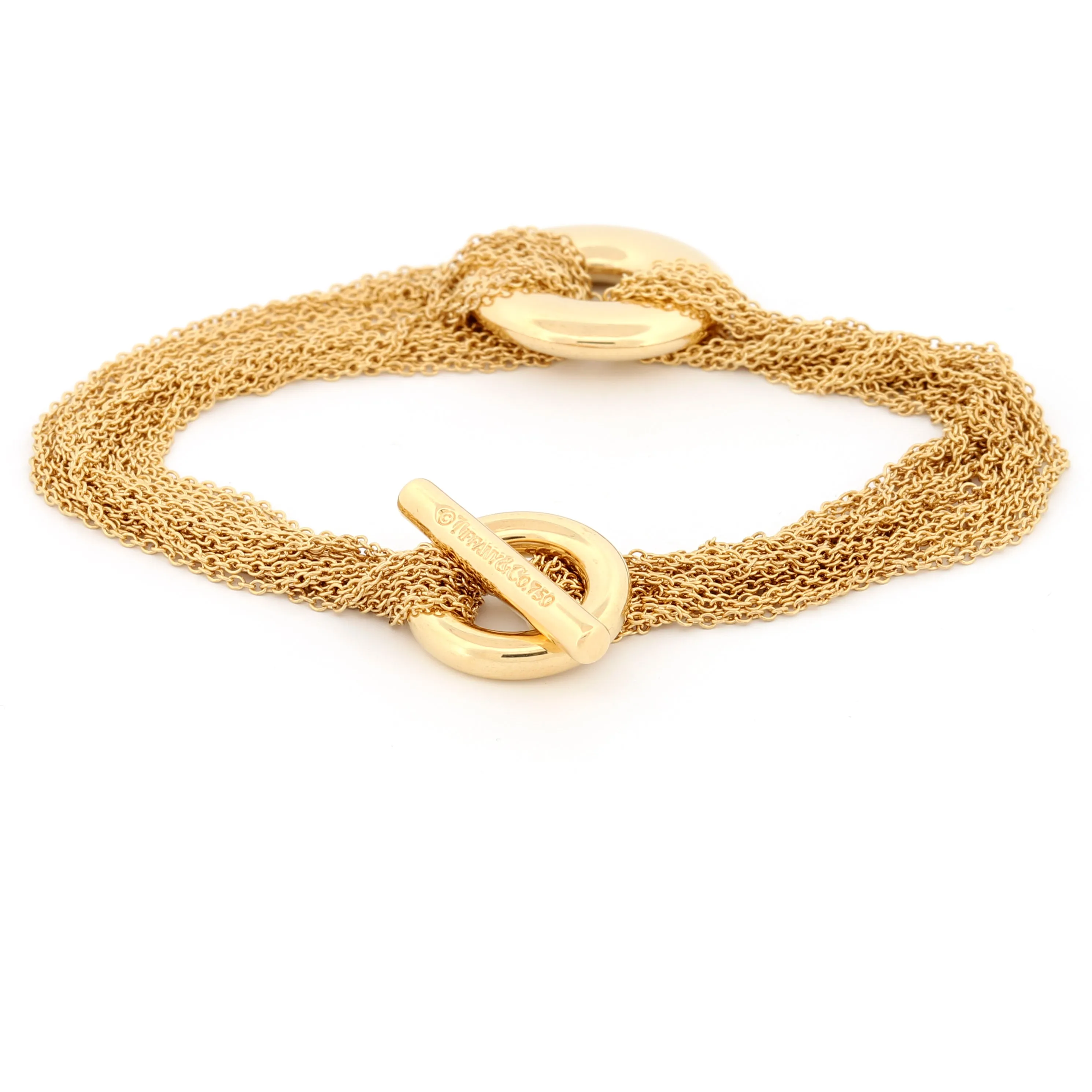 Tiffany & Co. Multi-Strand Toggle Bracelet in 18k Yellow Gold