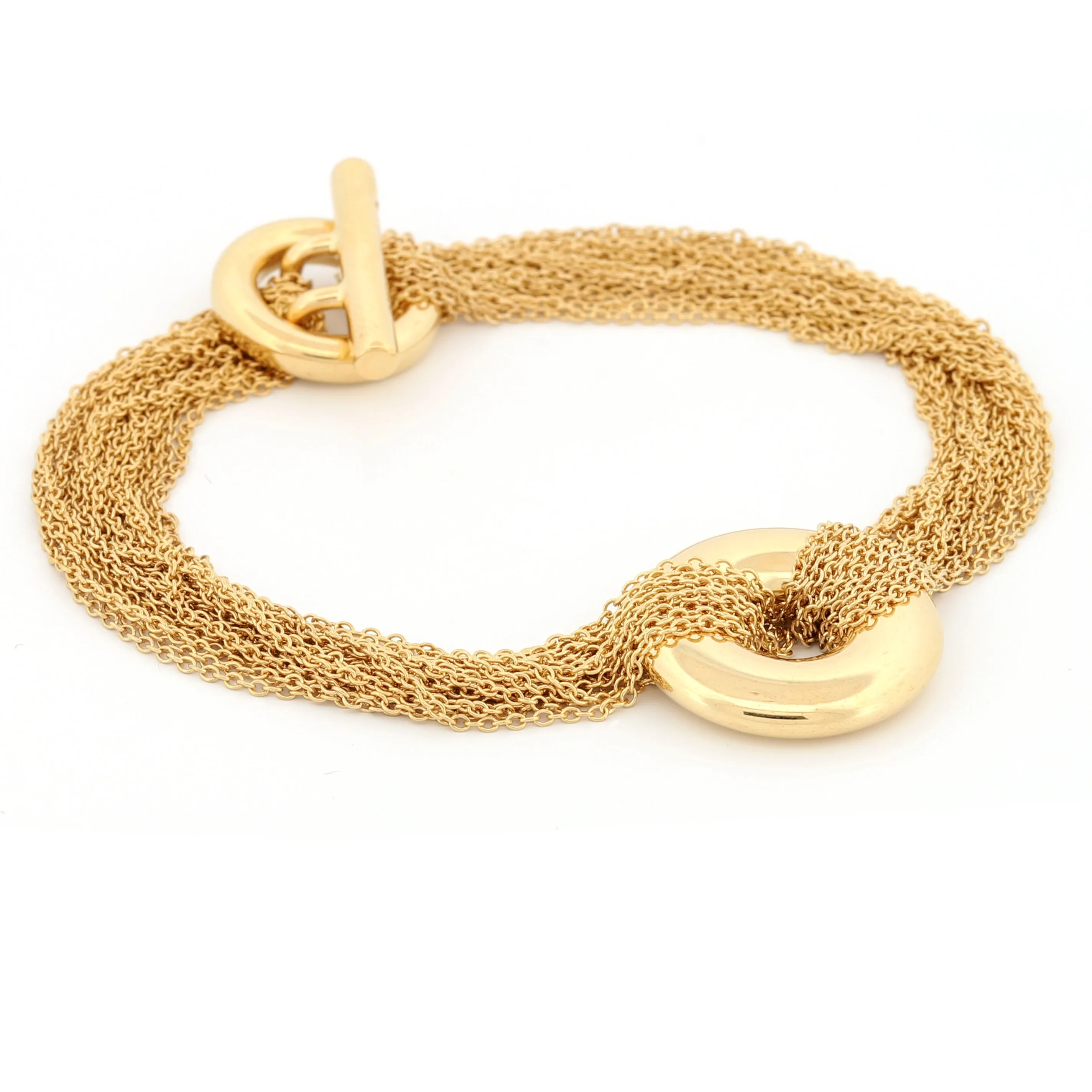 Tiffany & Co. Multi-Strand Toggle Bracelet in 18k Yellow Gold