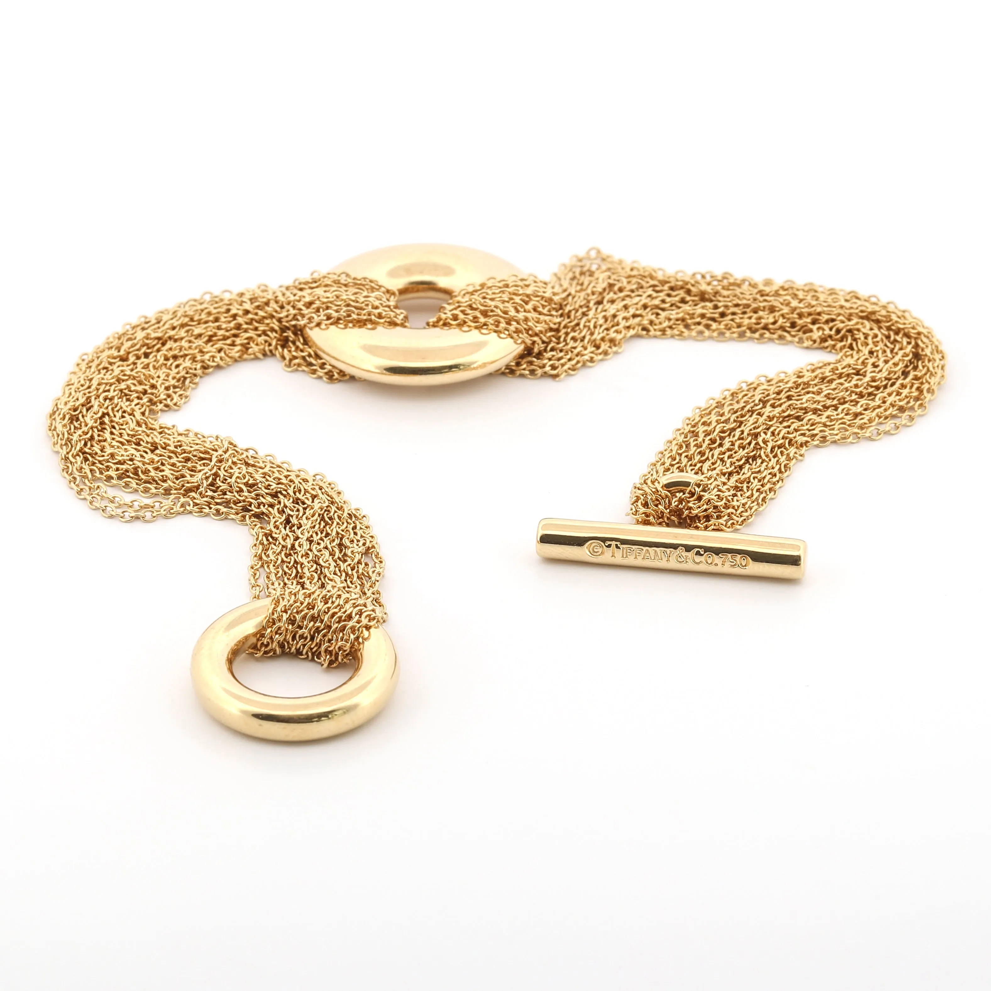 Tiffany & Co. Multi-Strand Toggle Bracelet in 18k Yellow Gold