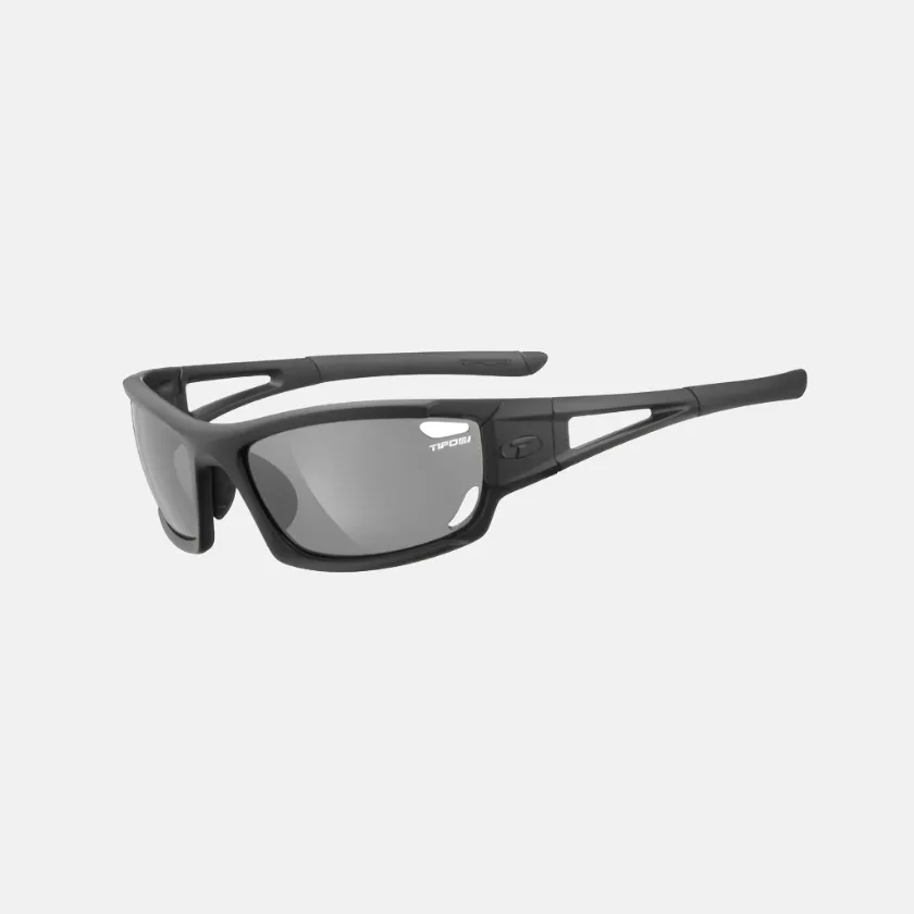 Tifosi Sports Glasses With Replacable Lenses Dolomite 2.0 Matte Black -Smoke/ACRed/Clear