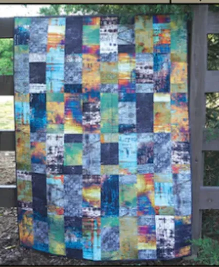 Tim Holtz Abandoned Villa Rosa Spark Fat Quarter Pack and Free Pattern FB4FQTH.SPARK