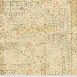 Tim Holtz Foundations Multi Camden Cotton Fabric by Free Spirit PWTH092.Multi