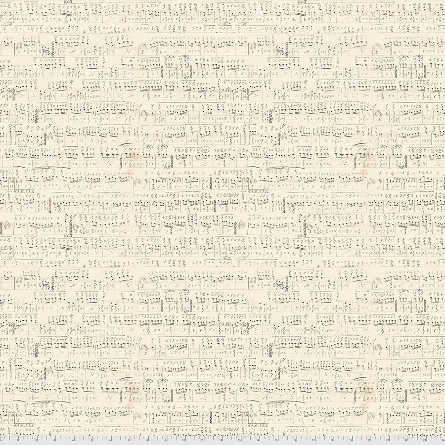 Tim Holtz Foundations Neutral Symphony Cotton Fabric by Free Spirit PWTH022.Neutral