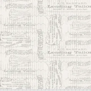 Tim Holtz Monochrome Linen Tailored Cotton Fabric by Free Spirit PWTH066.Linen