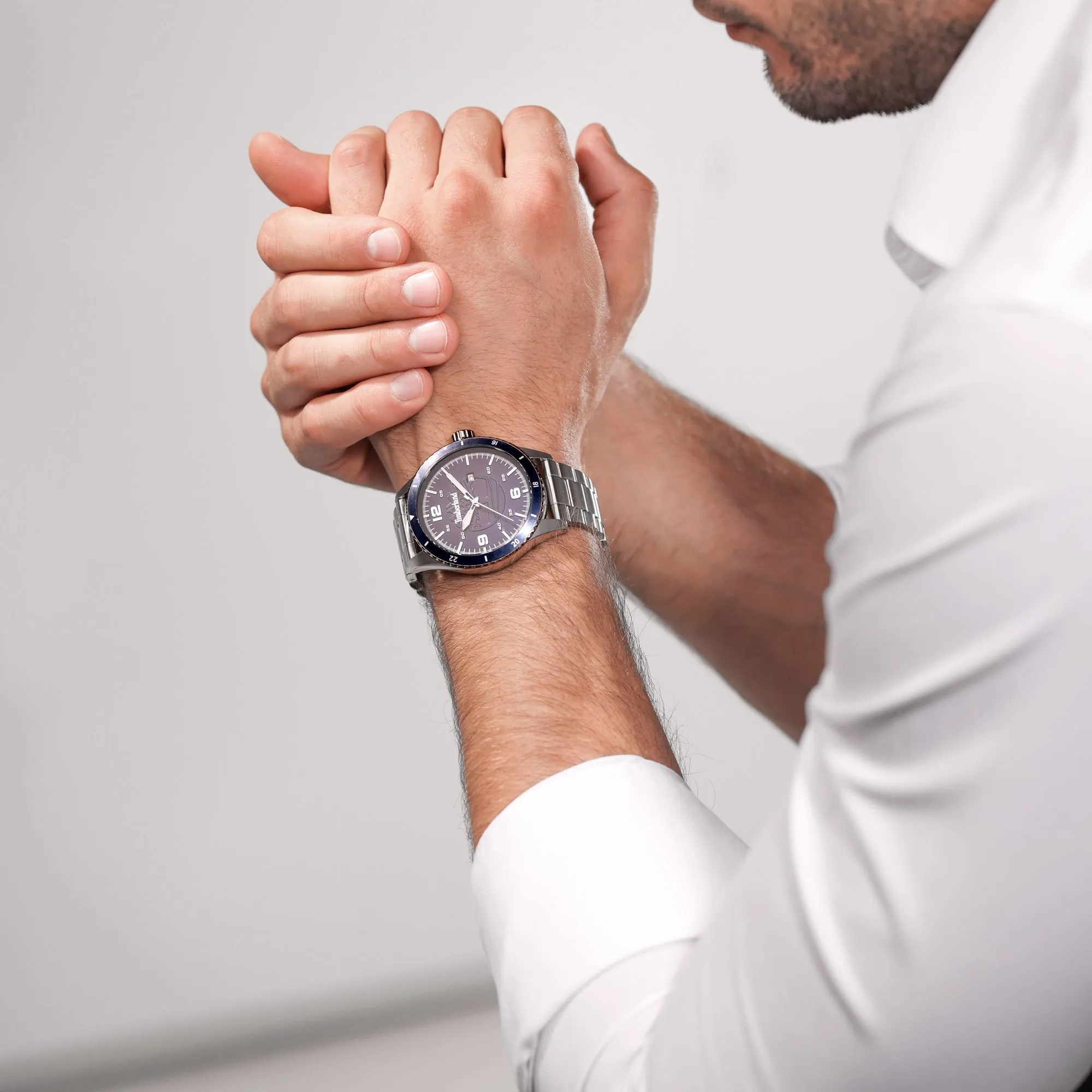 Timberland Ashmont Stainless Steel & Link-Bracelet Watch