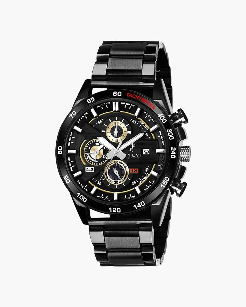 Timegrapher Gold Steel Black