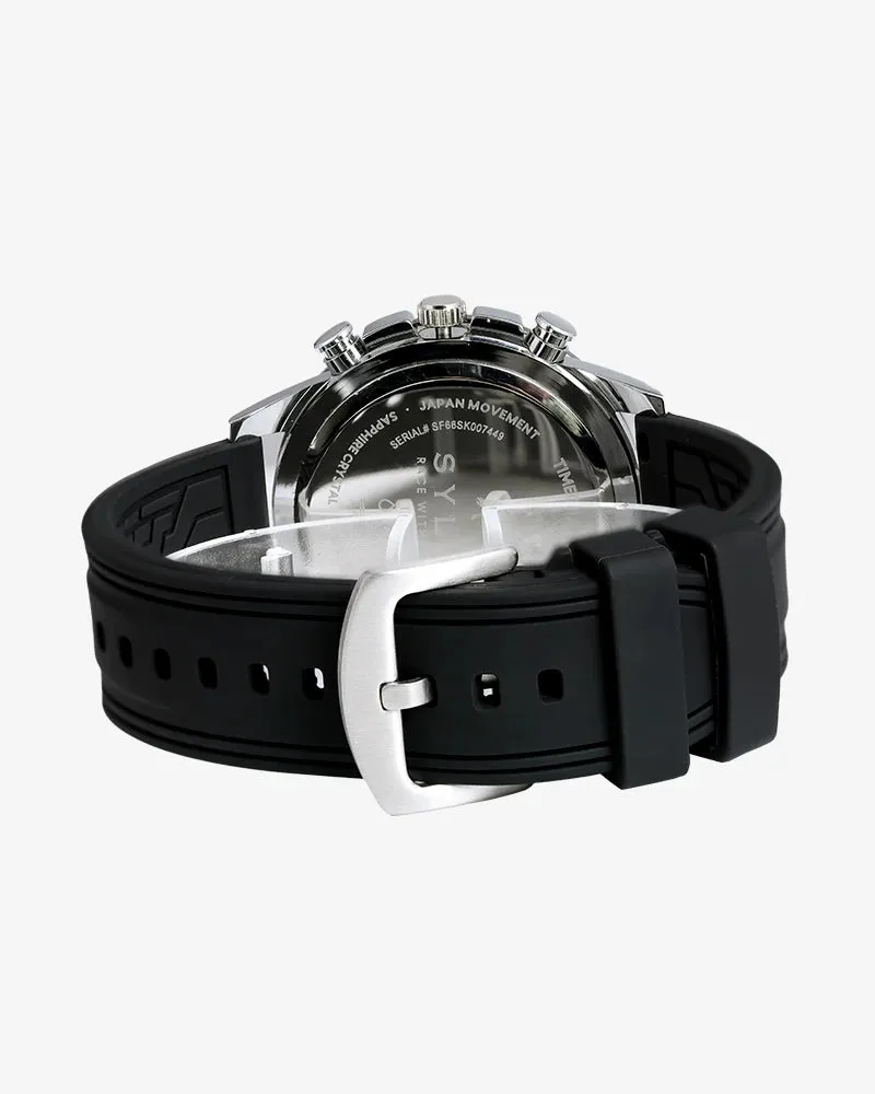 Timegrapher Red Silver Silicone