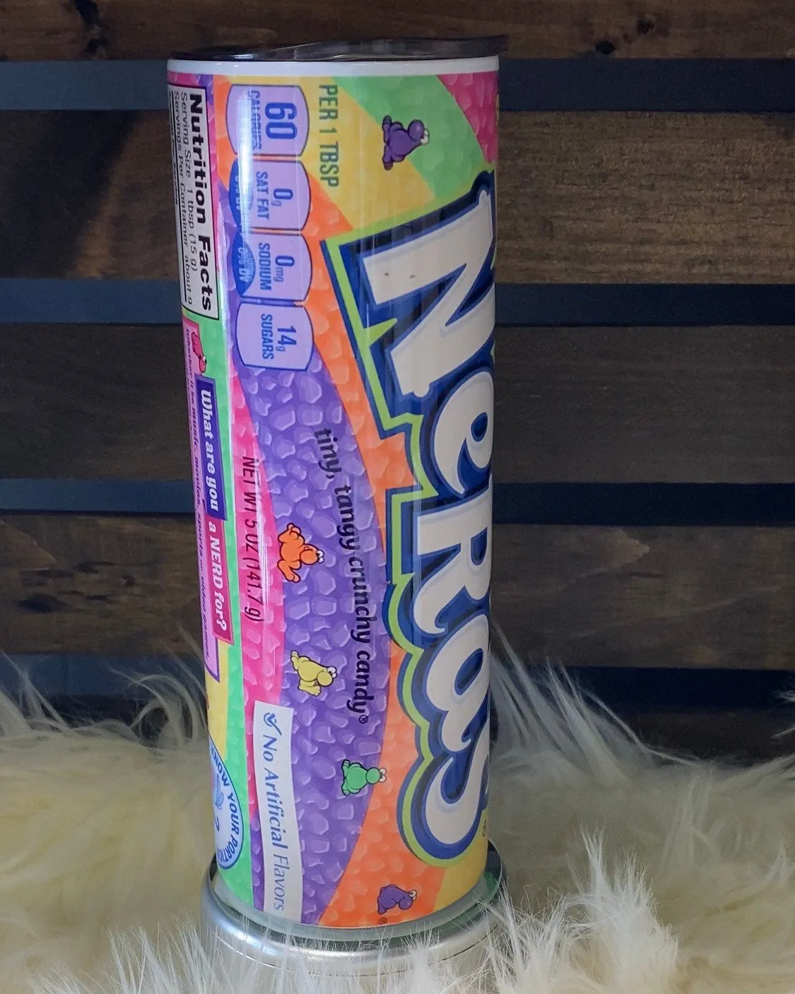 Tiny rainbow candy 20oz stainless steel Tumbler