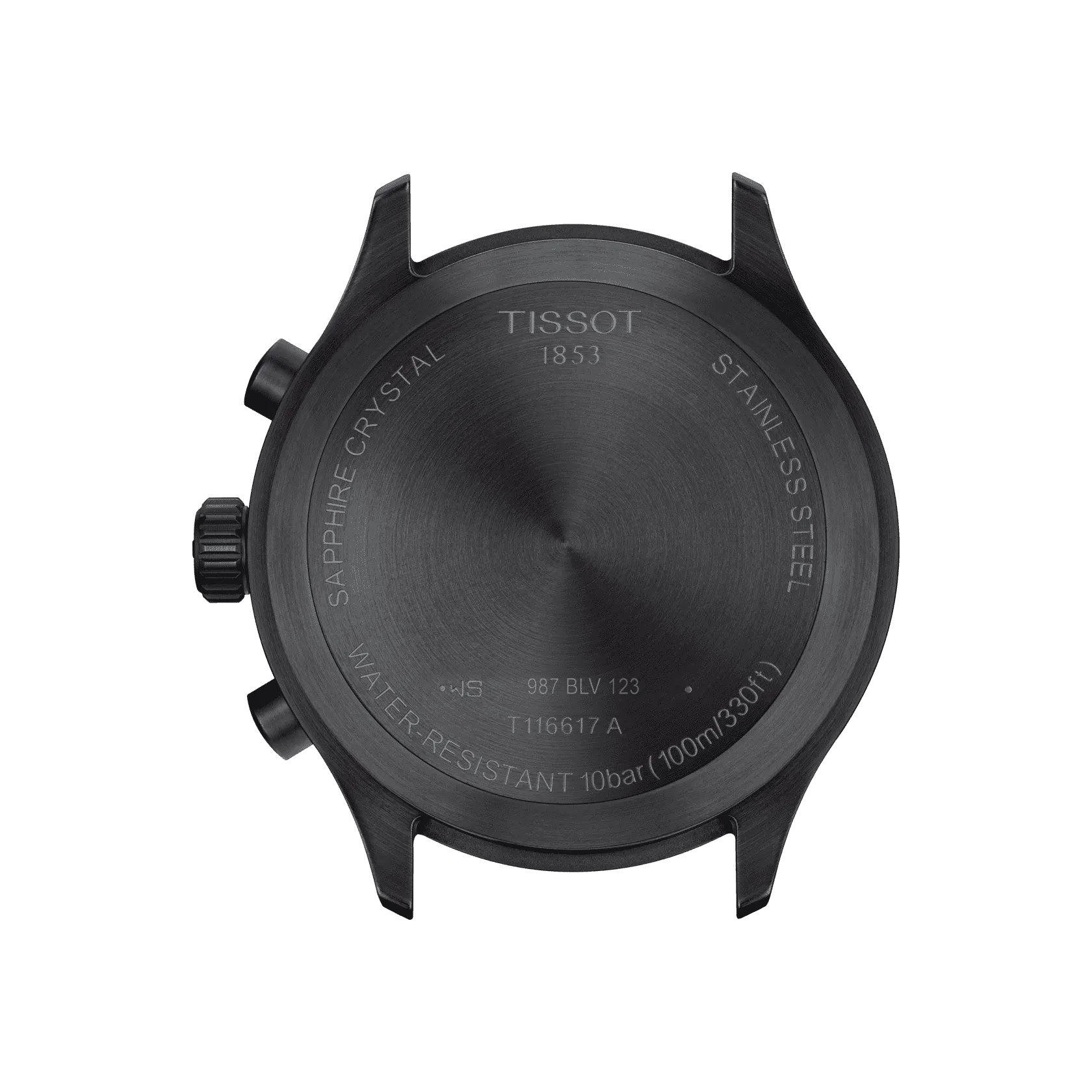 Tissot Chrono XL 45mm Watch Black Quartz Steel Finish Pvd Black T116.617.36.052.03