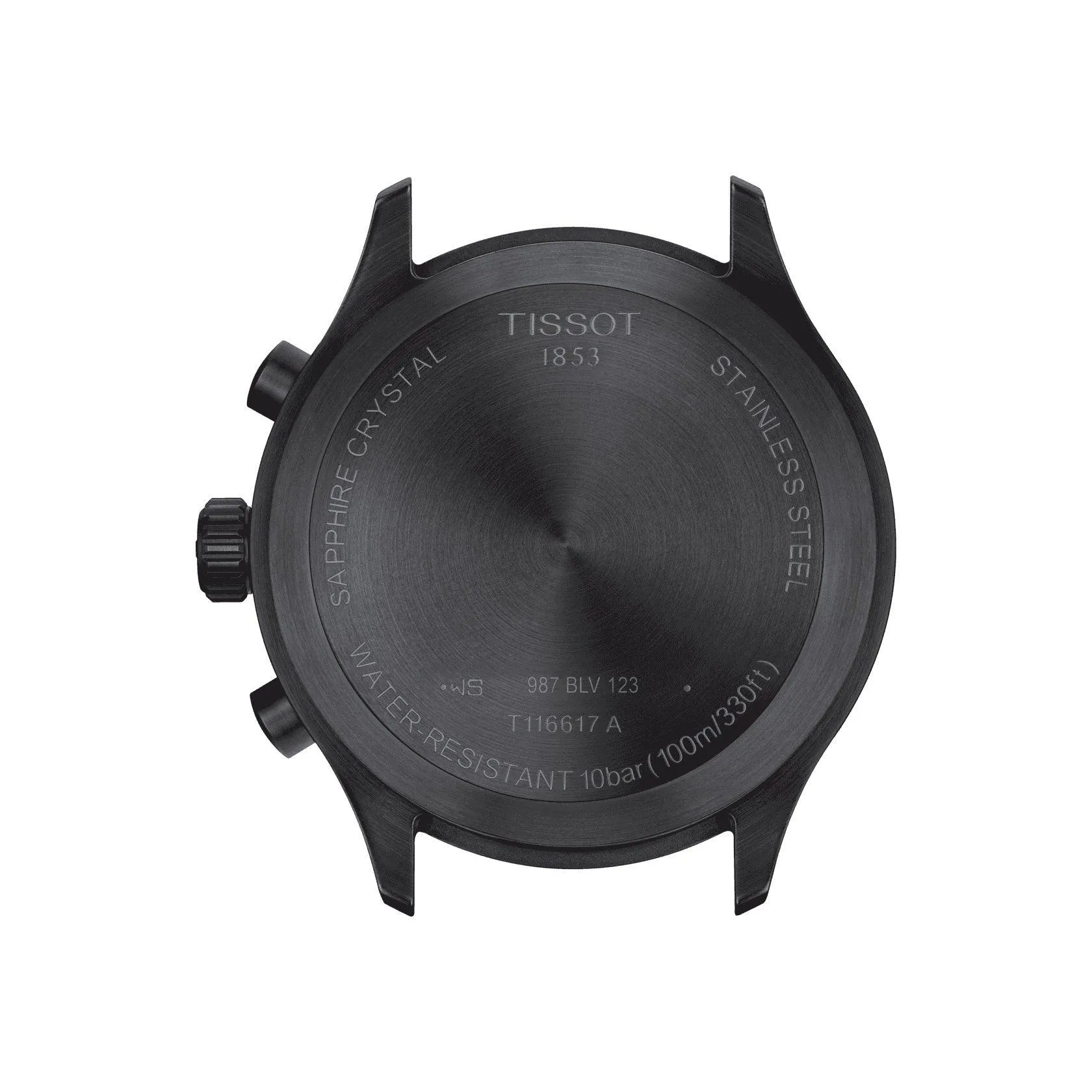 Tissot Chrono XL Vintage 45mm Black Quartz Watch Steel Finish Pvd Black T116.617.36.052.02