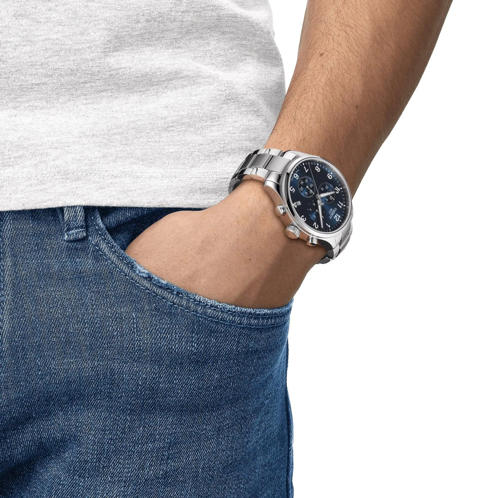 Tissot Men's Watch Chrono XL Classic 45mm Quartz Steel T116.617.11.047.01