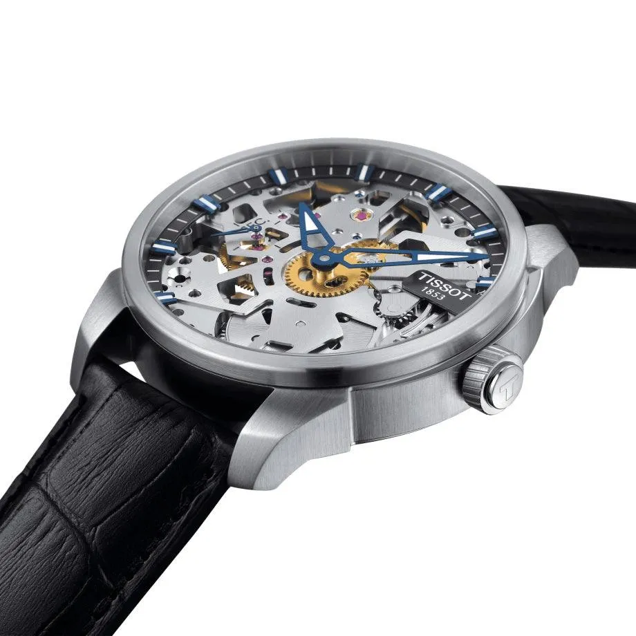 Tissot T-Complication Squetlette Mechanical 43mm Watch Men's Manual Charge T070.405.16.411.00