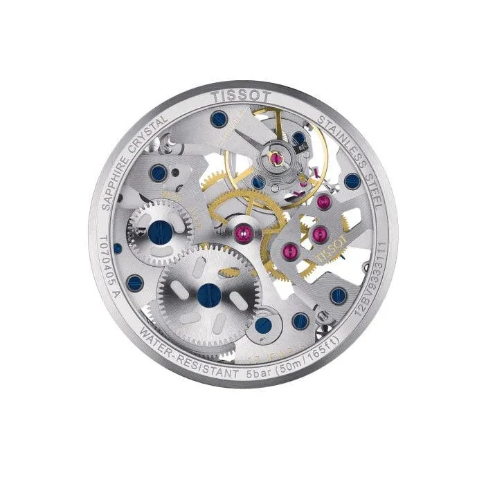 Tissot T-Complication Squetlette Mechanical 43mm Watch Men's Manual Charge T070.405.16.411.00