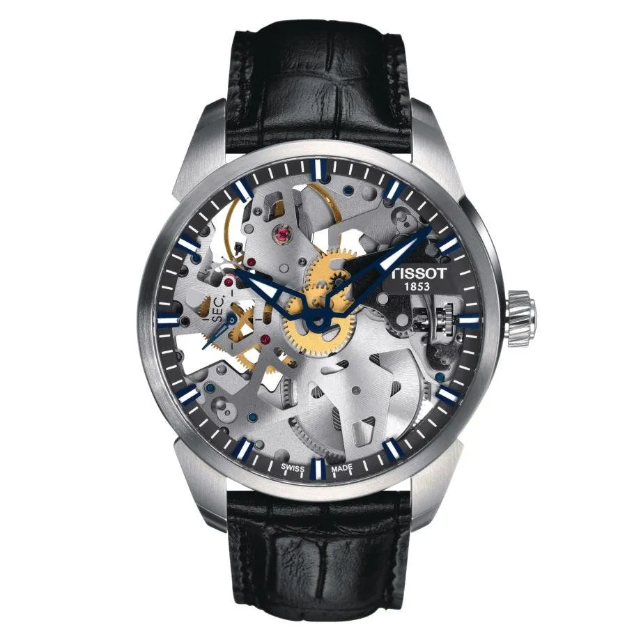 Tissot T-Complication Squetlette Mechanical 43mm Watch Men's Manual Charge T070.405.16.411.00