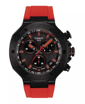 Tissot T-Race Quartz Chronograph 45mm Black PVD Stainless Watch T141.417.37.061.01