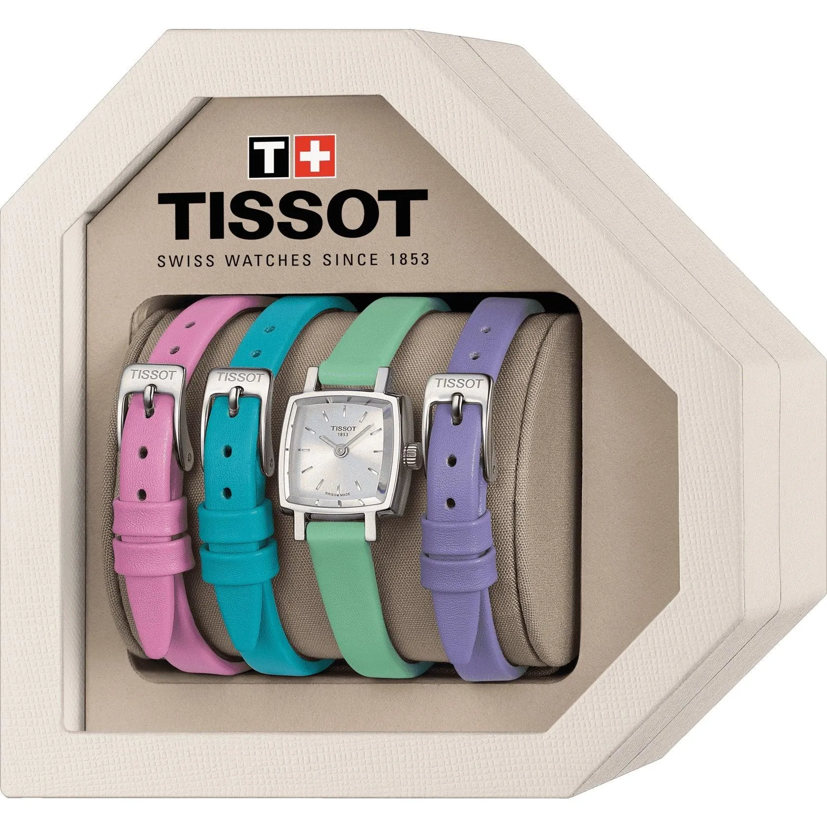 Tissot watch Lovely Summer Set 20mm silver quartz steel t058.109.16.031.01