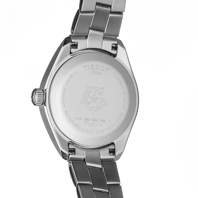 Tissot watch pr 100 lady 33mm silver quartz steel t101.210.11.036.00