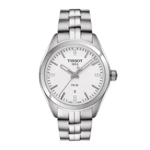 Tissot watch pr 100 lady 33mm silver quartz steel t101.210.11.036.00
