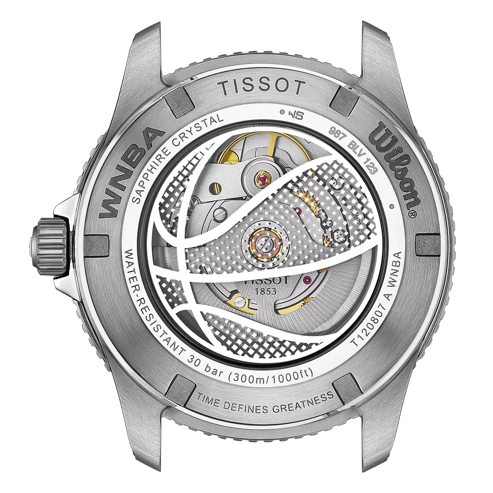 Tissot watch Seastar Wilson Wnba Special Edition 40mm Black Automatic Steel T120.807.17.051.00
