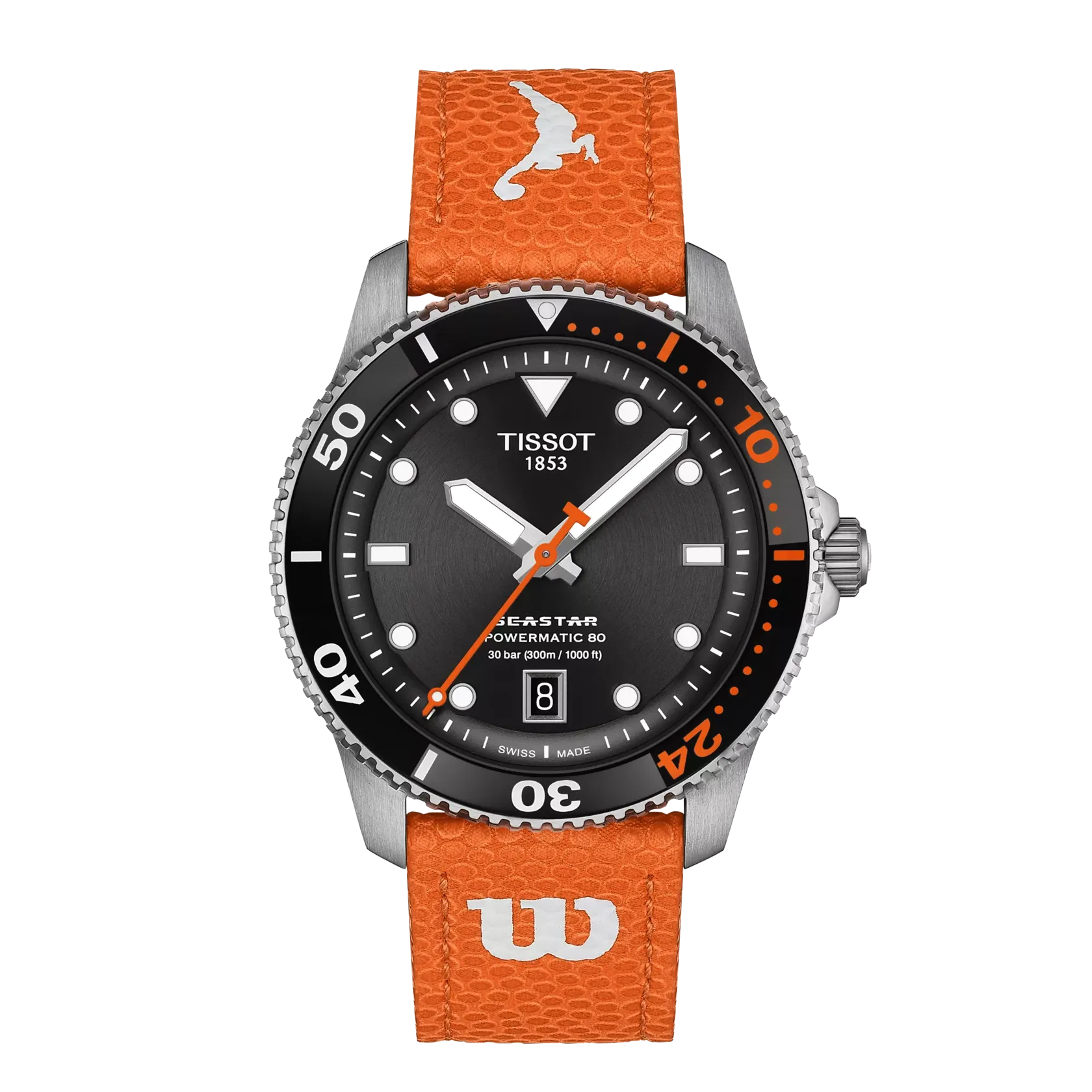 Tissot watch Seastar Wilson Wnba Special Edition 40mm Black Automatic Steel T120.807.17.051.00