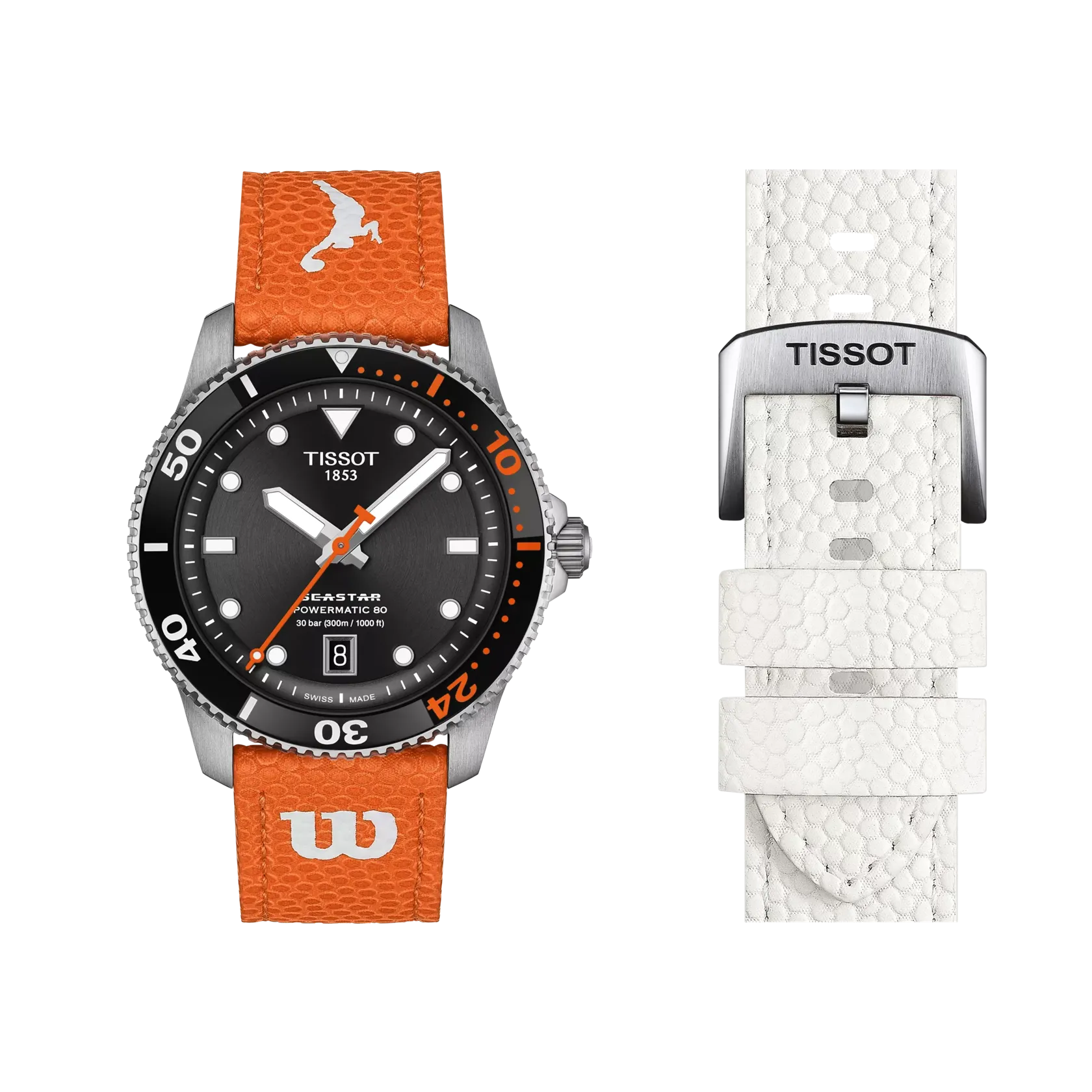 Tissot watch Seastar Wilson Wnba Special Edition 40mm Black Automatic Steel T120.807.17.051.00