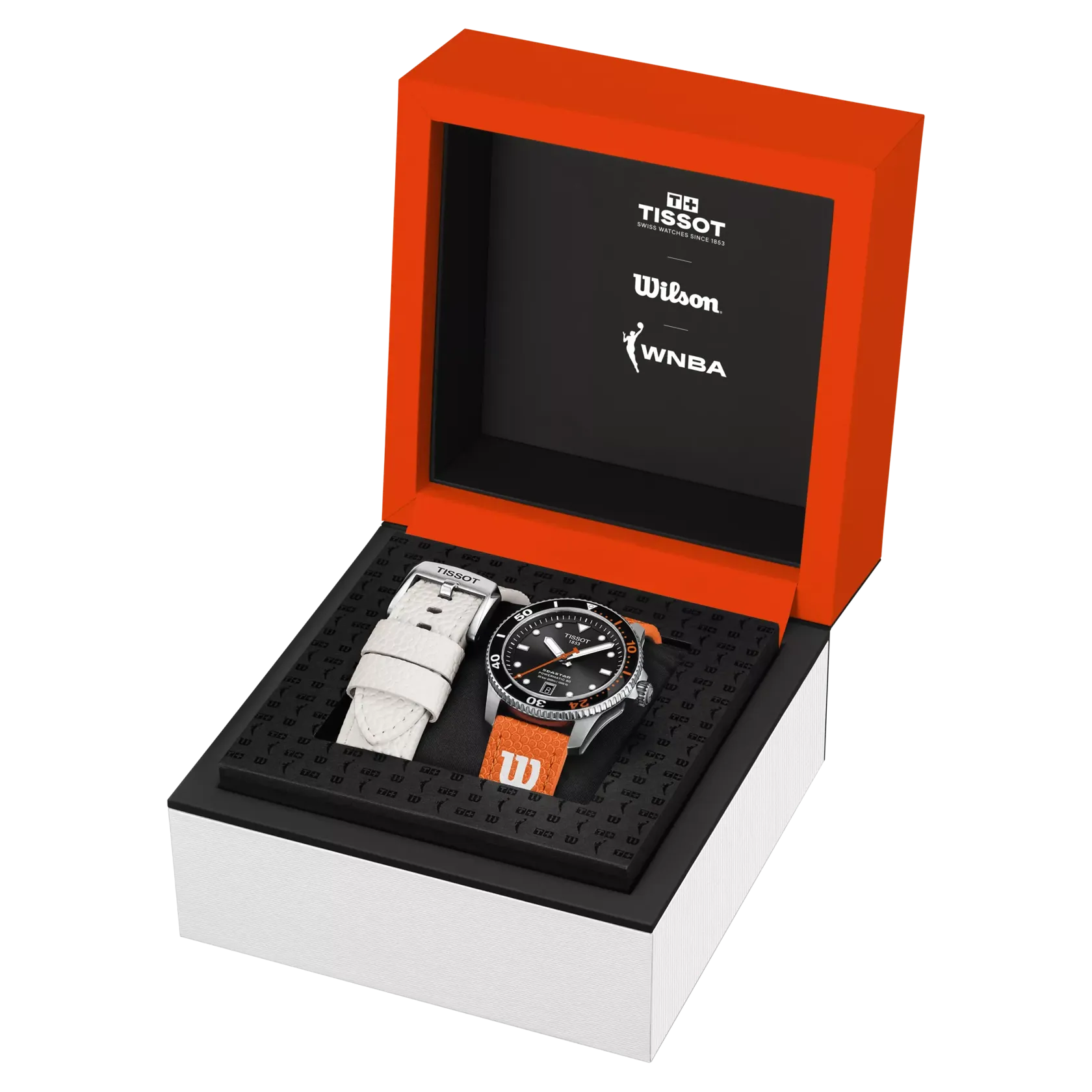 Tissot watch Seastar Wilson Wnba Special Edition 40mm Black Automatic Steel T120.807.17.051.00