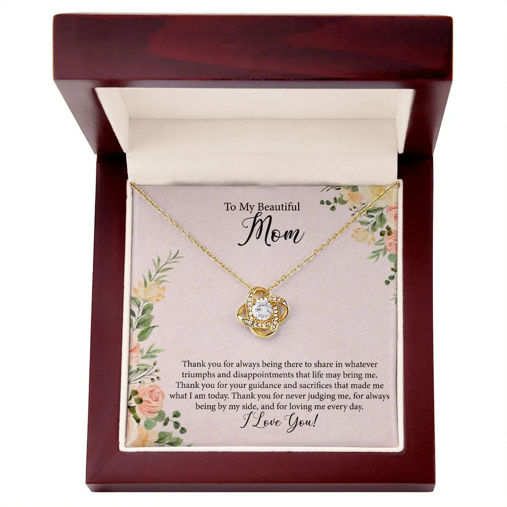 To Mom | Always There - Love Knot Necklace