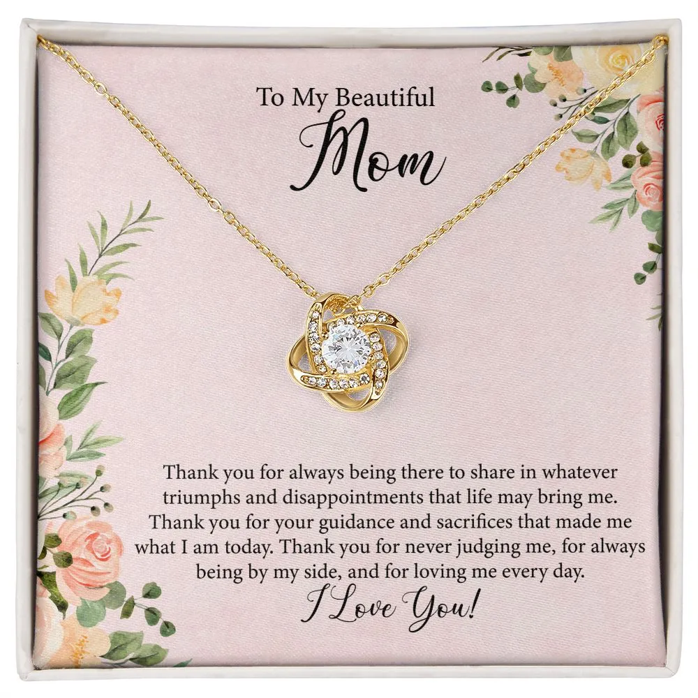 To Mom | Always There - Love Knot Necklace