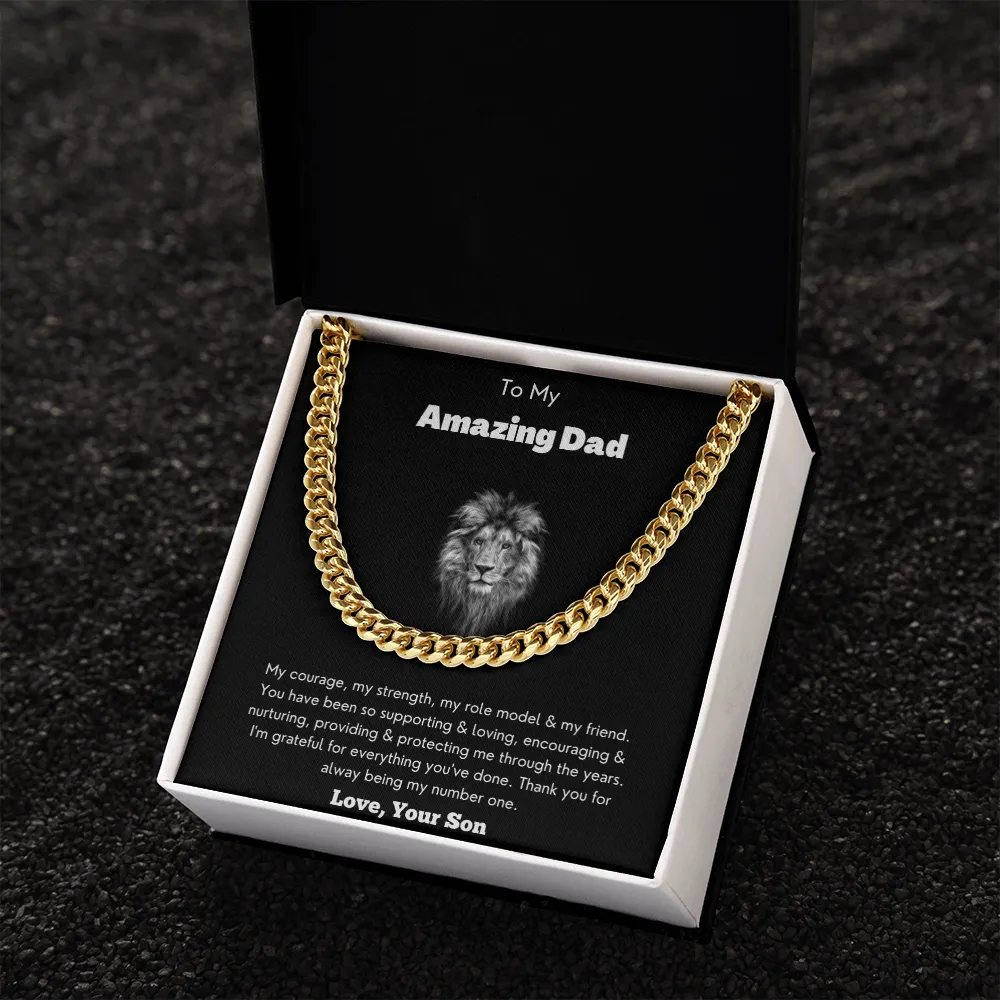 To My Amazing Dad - Cuban Link