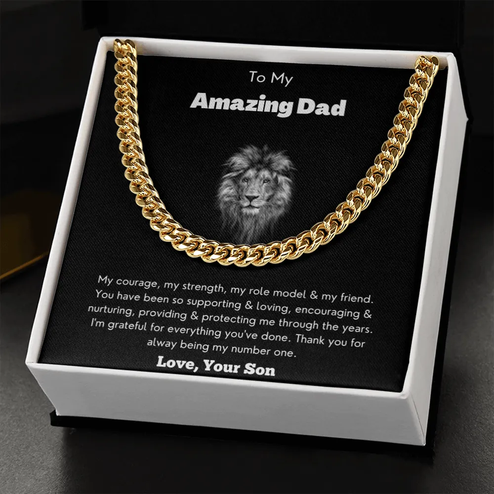 To My Amazing Dad - Cuban Link