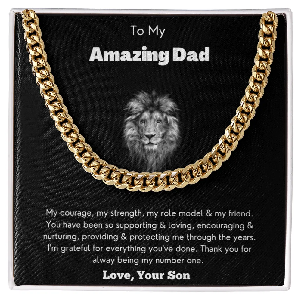 To My Amazing Dad - Cuban Link