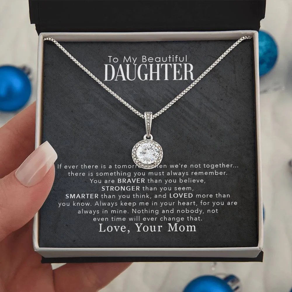 To My Beautiful Daughter l Love Mom l Eternal Hope Necklace - SELLING FAST