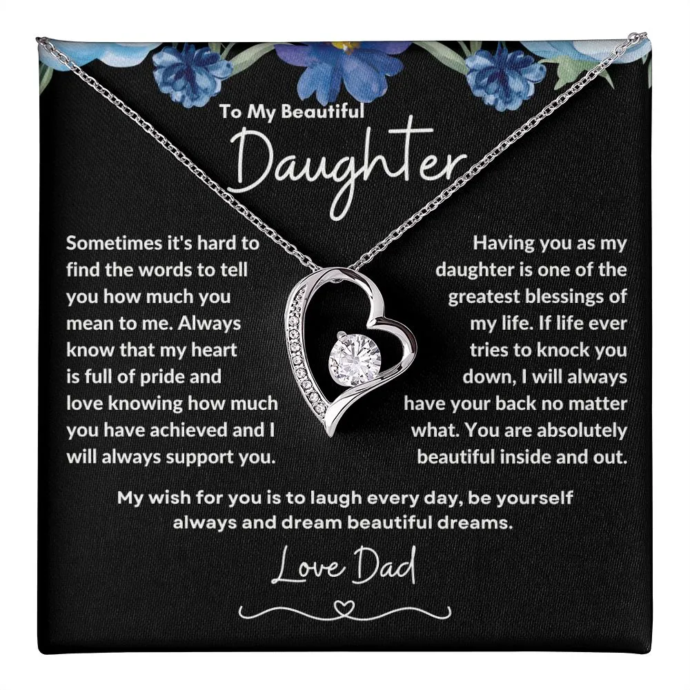 To My Beautiful Daughter Love Dad