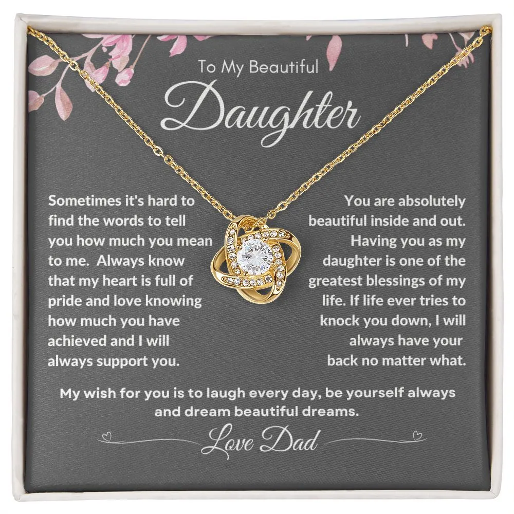 To My Beautiful Daughter My Wish For You Is To Laugh Every Day