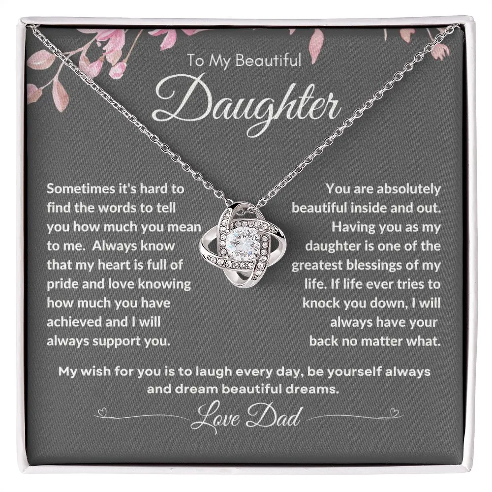 To My Beautiful Daughter My Wish For You Is To Laugh Every Day