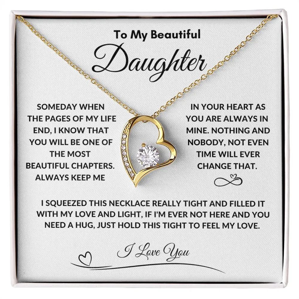To My Beautiful Daughter Someday When The Pages Of My Life End