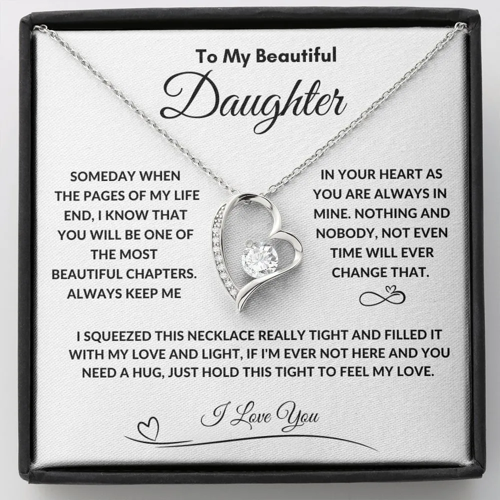 To My Beautiful Daughter Someday When The Pages Of My Life End