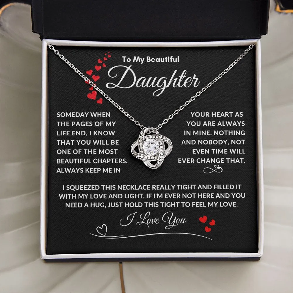 To My Beautiful Daughter Someday When The Pages Red Hearts Infinity Band