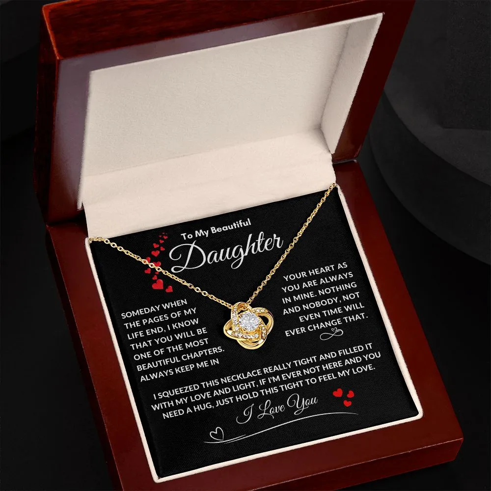 To My Beautiful Daughter Someday When The Pages Red Hearts Infinity Band
