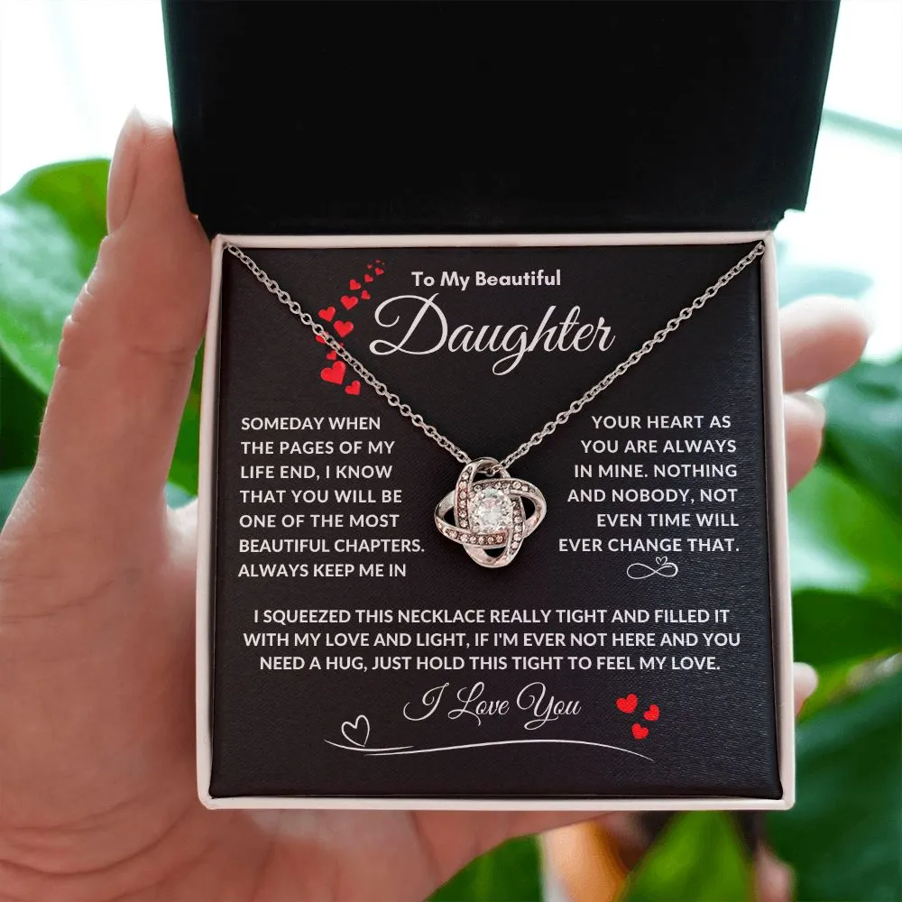 To My Beautiful Daughter Someday When The Pages Red Hearts Infinity Band
