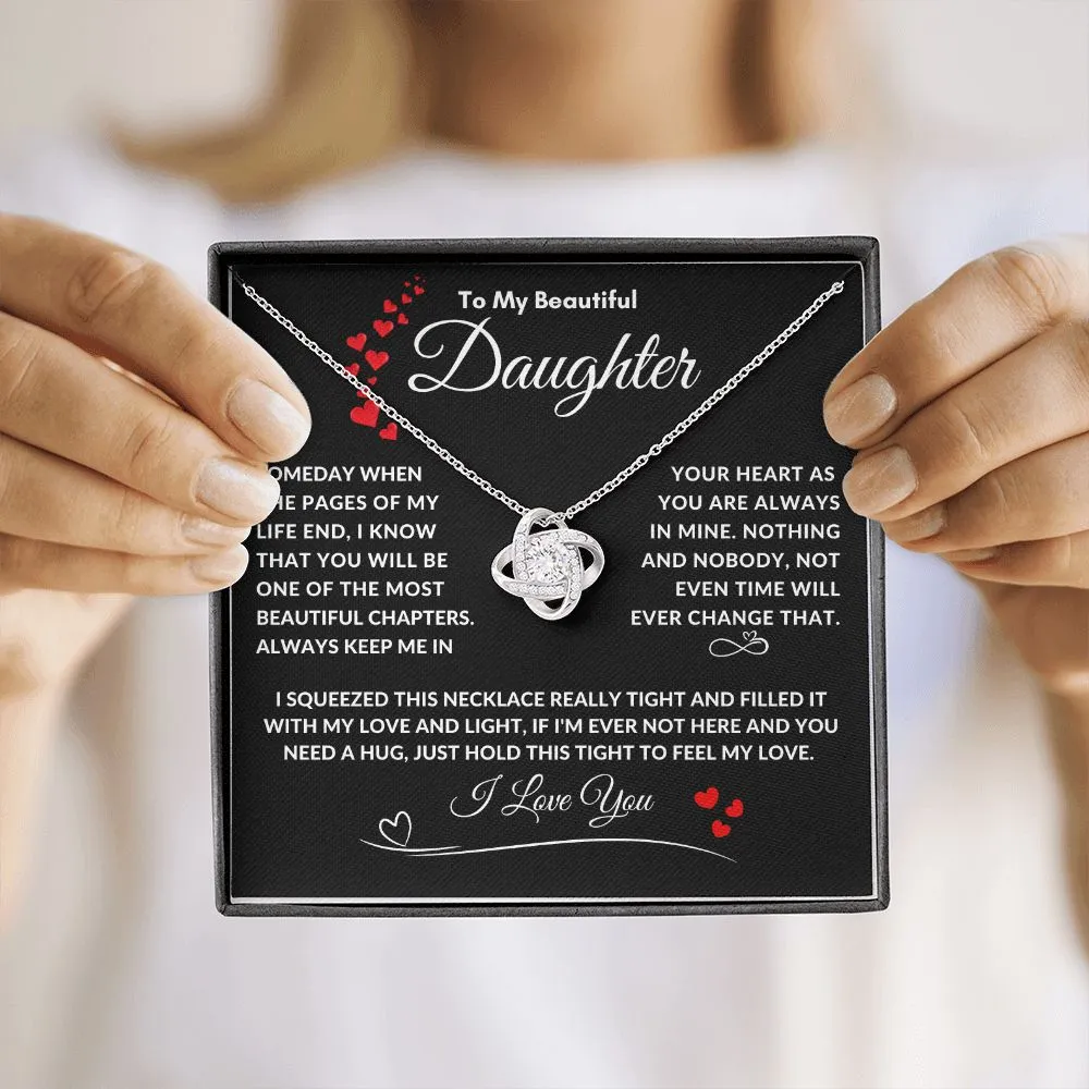 To My Beautiful Daughter Someday When The Pages Red Hearts Infinity Band
