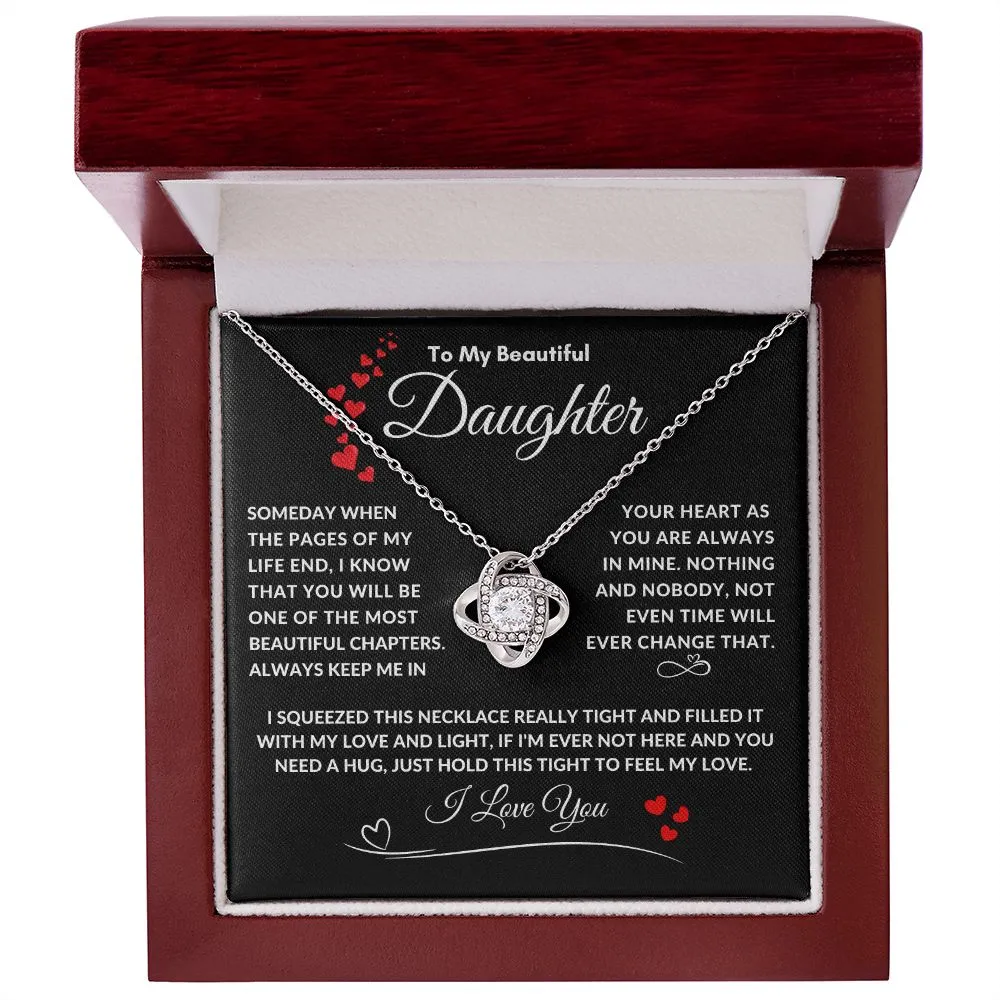 To My Beautiful Daughter Someday When The Pages Red Hearts Infinity Band