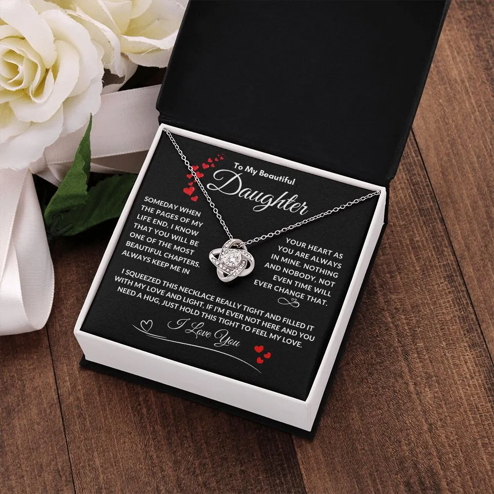 To My Beautiful Daughter Someday When The Pages Red Hearts Infinity Band