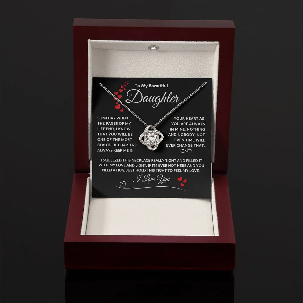To My Beautiful Daughter Someday When The Pages Red Hearts Infinity Band