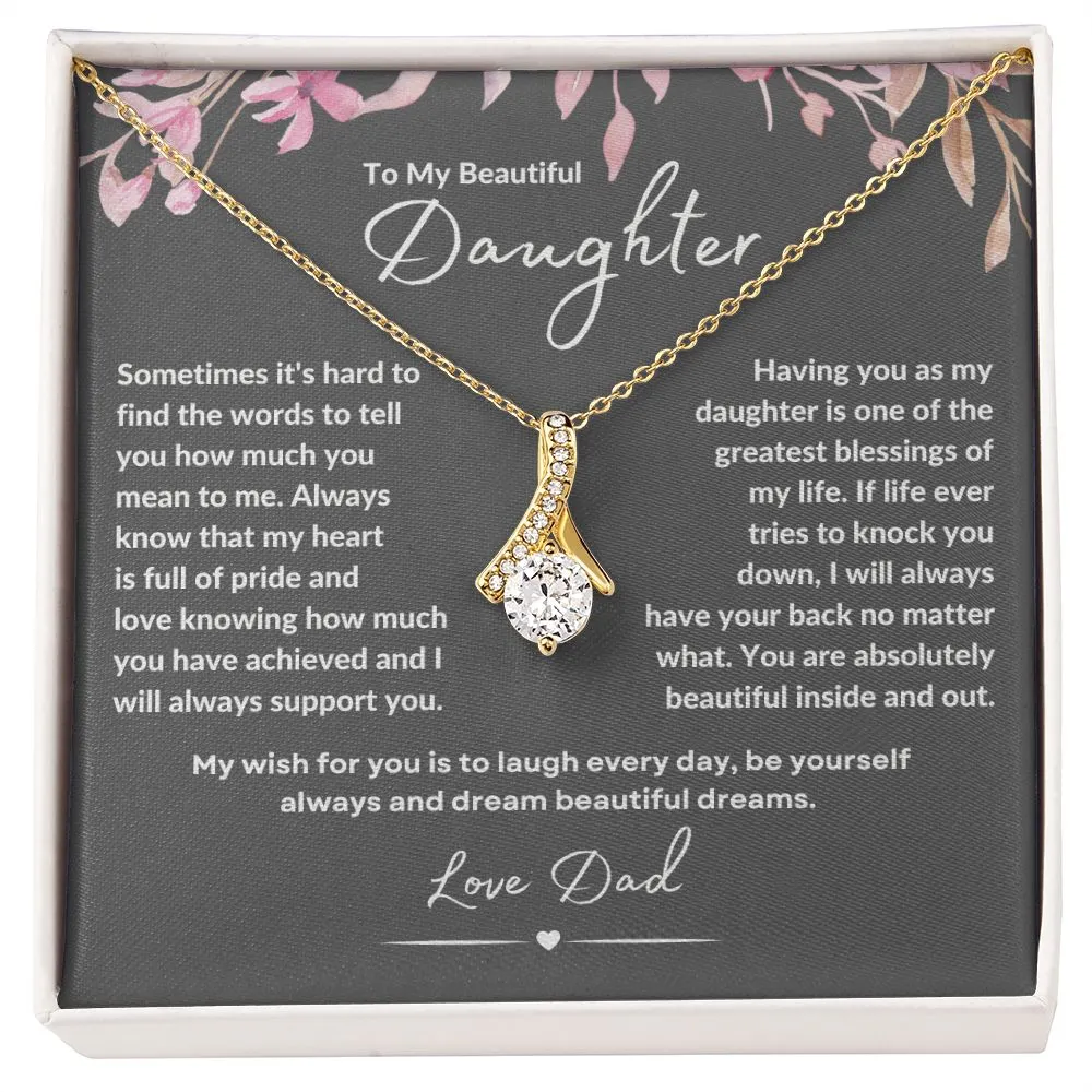To My Beautiful Daughter Your Alluring Beauty