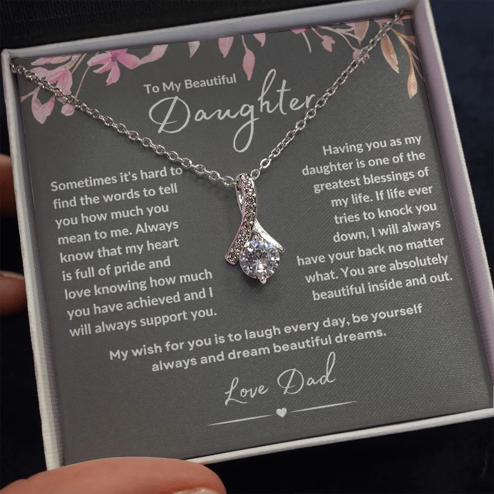To My Beautiful Daughter Your Alluring Beauty