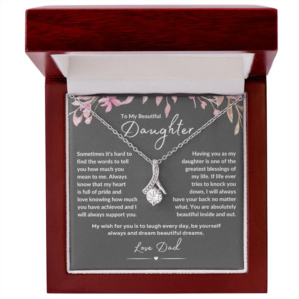 To My Beautiful Daughter Your Alluring Beauty
